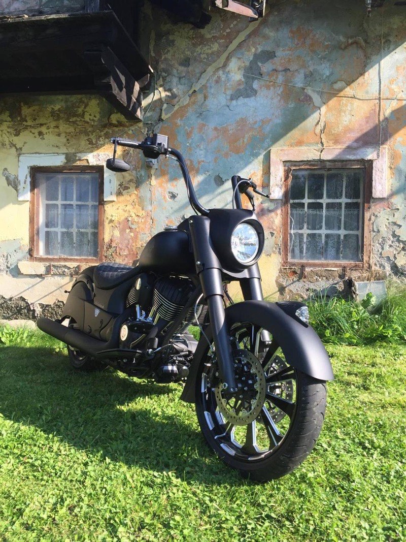 Indian Scout Café Racer — „Steel Tongue"